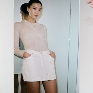 Renggli cargo skirt, color: bone